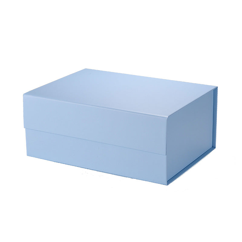 Magneetdoos met strik - A5 - Baby Blauw mat gelamineerd - Couture