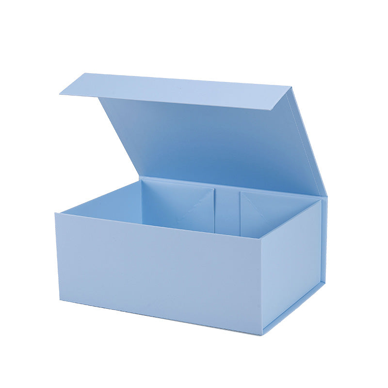 Magneetdoos met strik - A5 - Baby Blauw mat gelamineerd - Couture