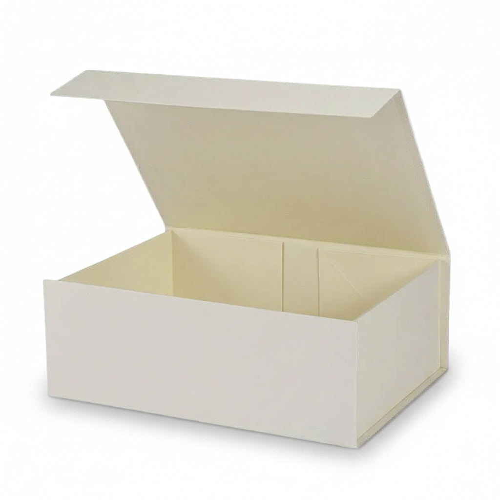 Magneetdoos met strik - A4 - Ivoor kraft - Couture