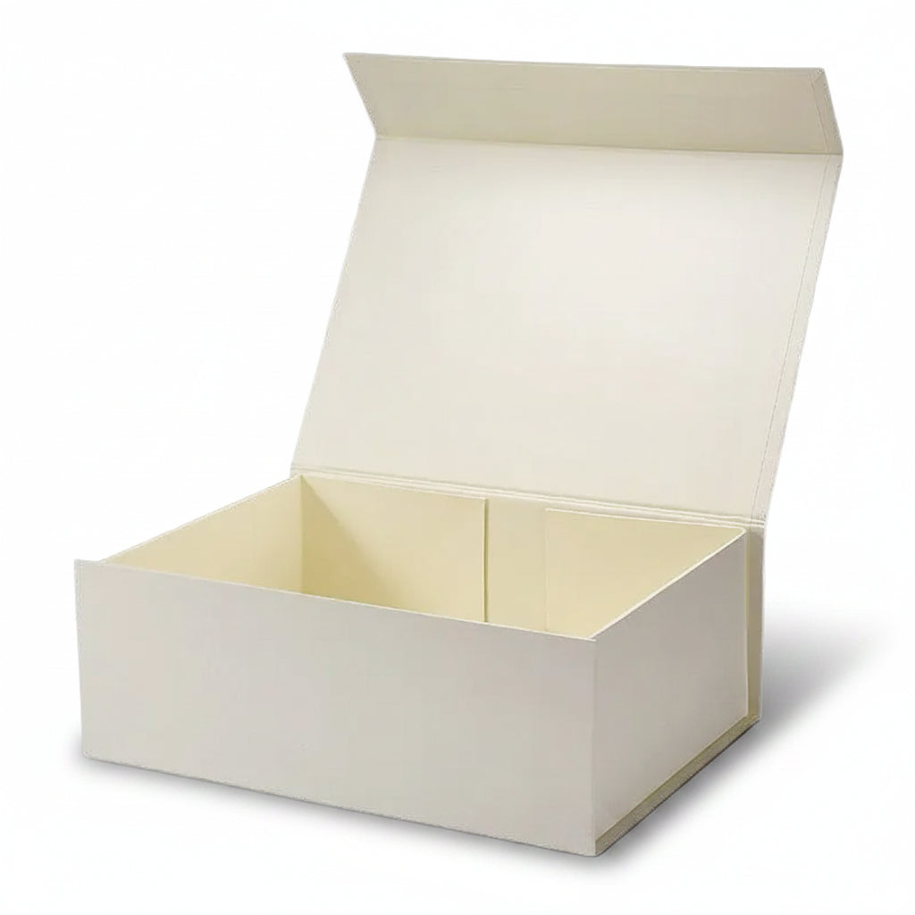 Magneetdoos met strik - A4 - Ivoor kraft - Couture