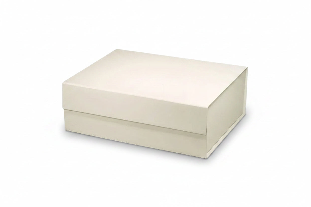 Magneetdoos met strik - A4 - Ivoor kraft - Couture