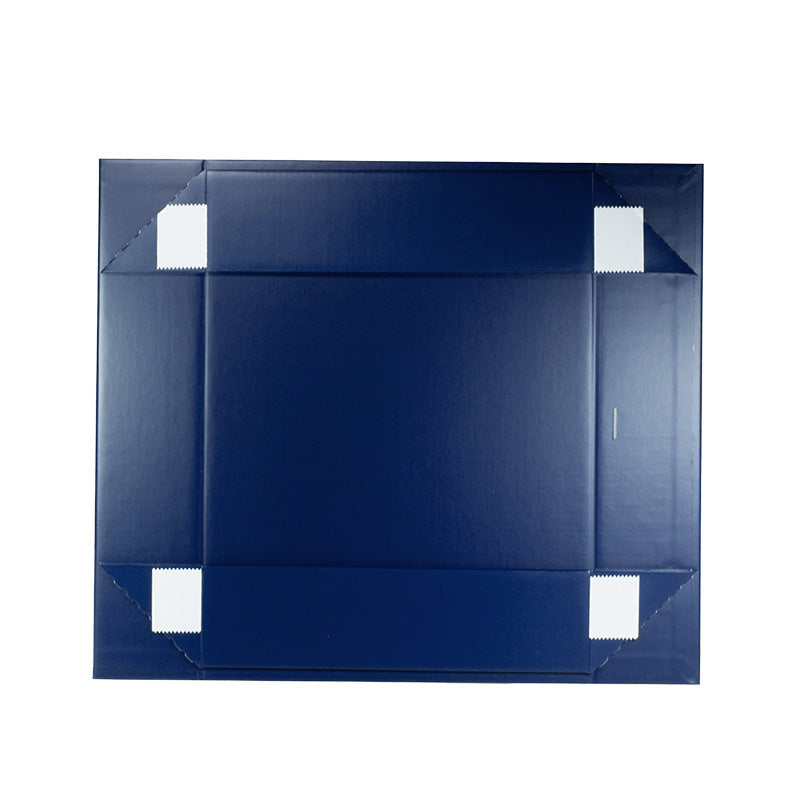 Magneetdoos met strik - A4 - Blauw mat gelamineerd - Couture