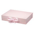 Magneetdoos met strik - A4 - Roze mat gelamineerd - Couture