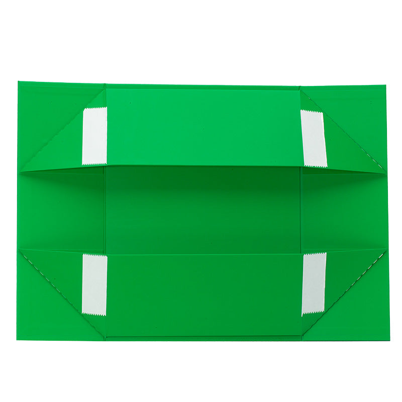 Magneetdoos met strik - A4 - Groen mat gelamineerd - Couture