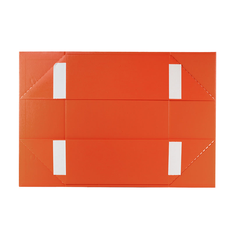 Magneetdoos met strik - A4 - Oranje mat gelamineerd - Couture