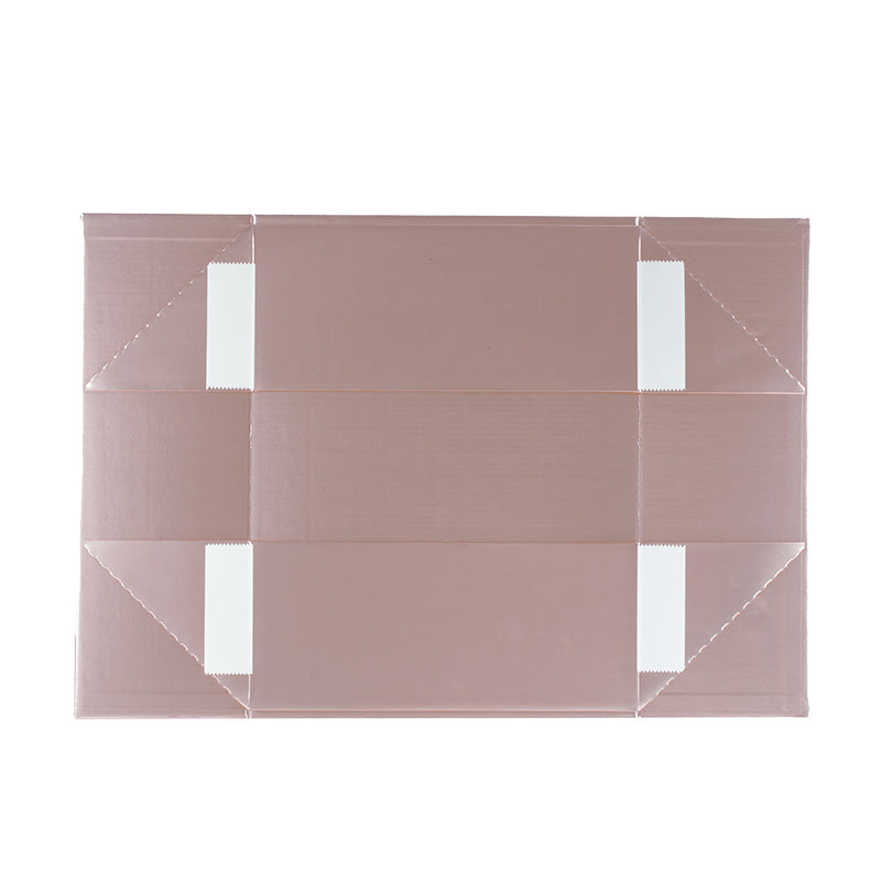 Magneetdoos met strik - A4 - Rosé goud mat gelamineerd - Couture