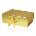 Magneetdoos met strik - A4 - Goud mat gelamineerd - Couture