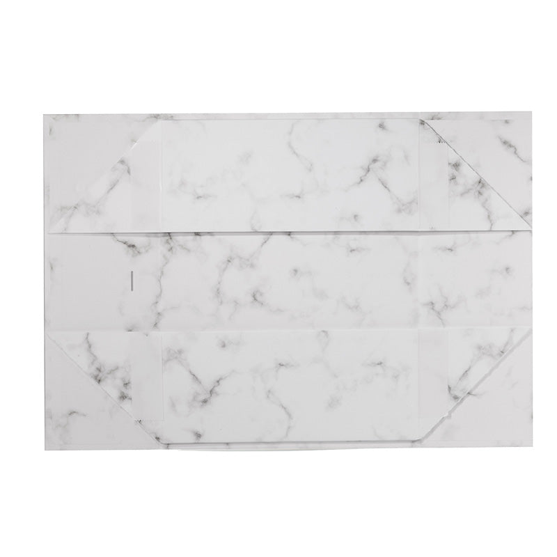 Magneetdoos met strik - A4 - Marmer mat gelamineerd - Couture