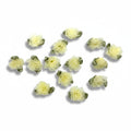 Organza Roosjes met Blaadjes per 100 stuks