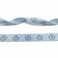 Satijnlint "baby hoofdje"jongen 16mm licht blauw