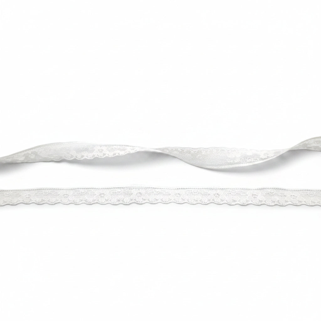 Nylon Kant 25mm — Wit | Per 25 meter
