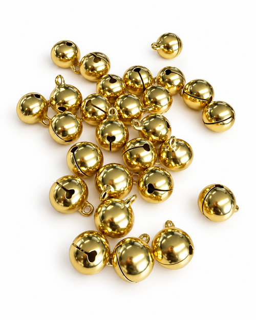 Belletje – in Goud en  Zilverkleurig (50 stuks)