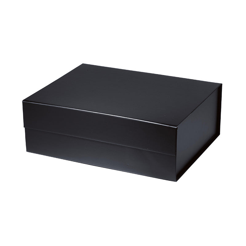 Magneetdoos met strik - A4 - Zwart mat gelamineerd - Couture