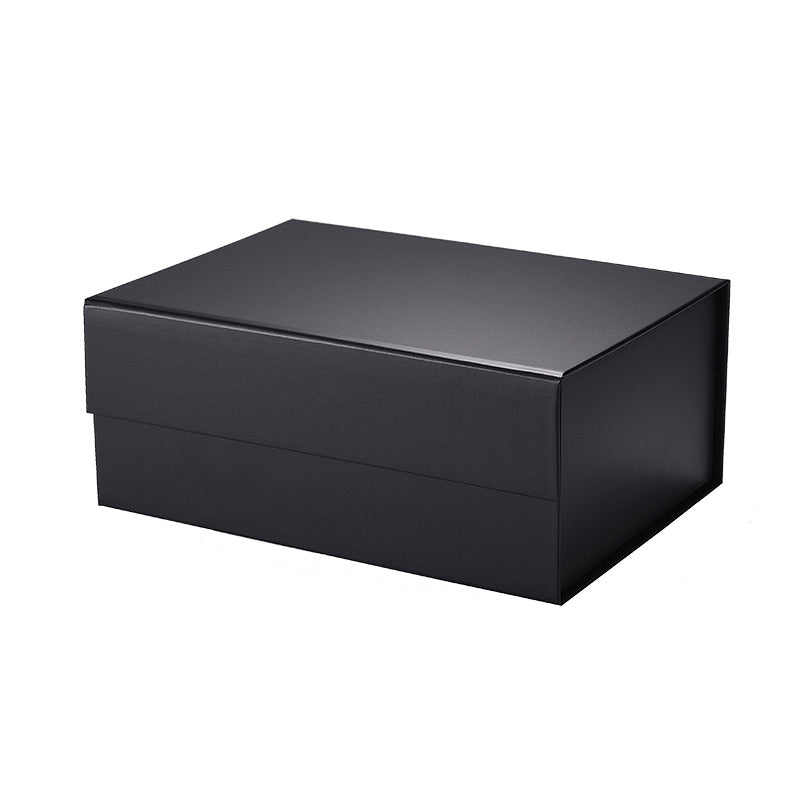 Magneetdoos met strik - A5 - Zwart mat gelamineerd - Couture