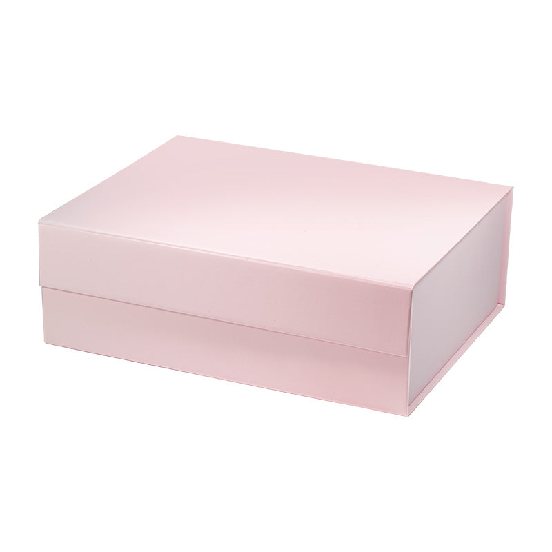 Magneetdoos met strik - A4 - Roze mat gelamineerd - Couture