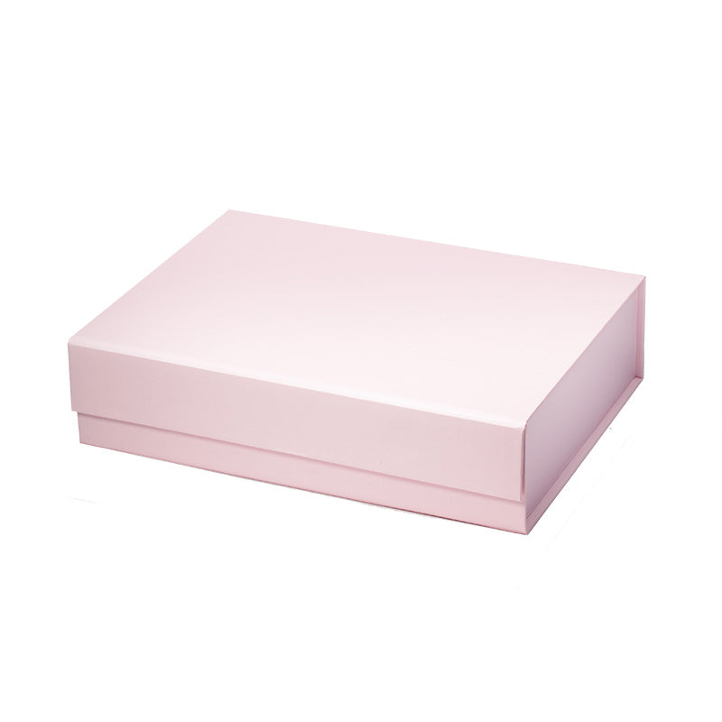 Magneetdoos met strik - A5 - Roze mat gelamineerd - Couture
