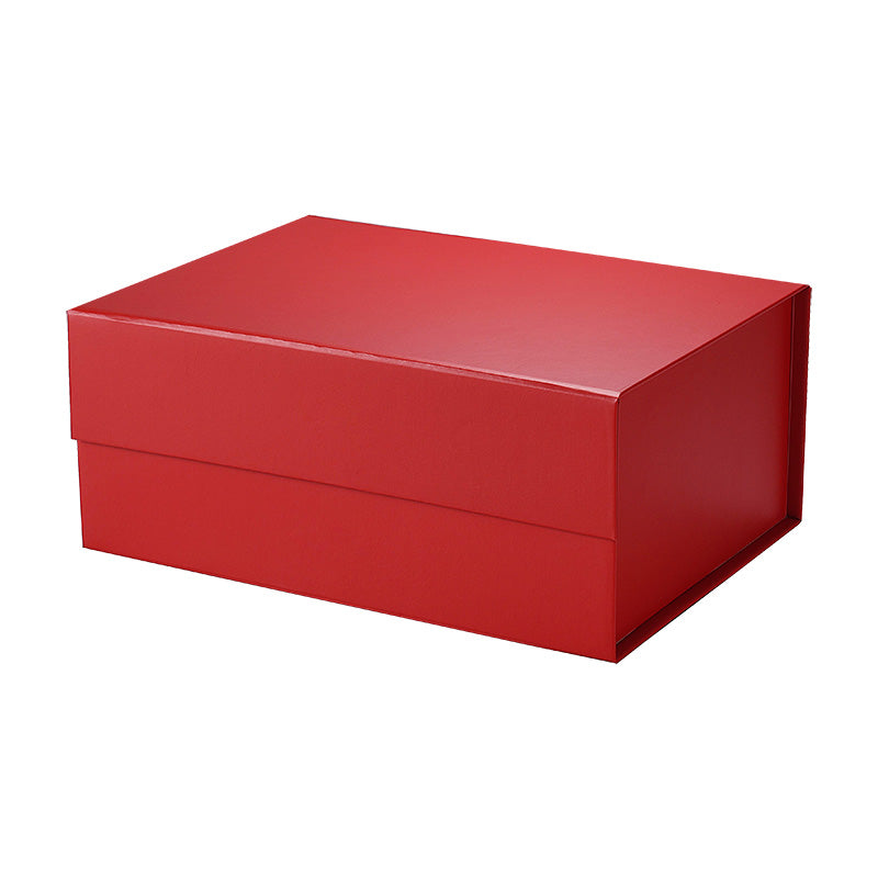 Magneetdoos met strik - A5 - Rood mat gelamineerd - Couture