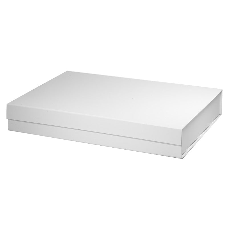 Magneetdoos met strik - A3 - Wit mat gelamineerd - Couture