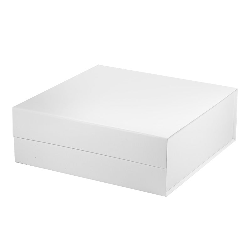 Magneetdoos met strik - A4 - Vierkant - Wit mat gelamineerd - Couture