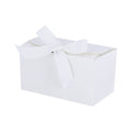 Luxe geschenkdoos met strik - Rechthoek - Wit Kraft - Grace FSC®