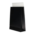 Geschenkzakken papier - Zwart mat gelamineerd - Blokbodem - Cachet FSC®