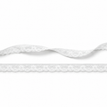 Nylon Kant 12mm — Wit | Per 25 meter