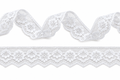 Nylon Kant 28mm — Wit | Per 25 meter
