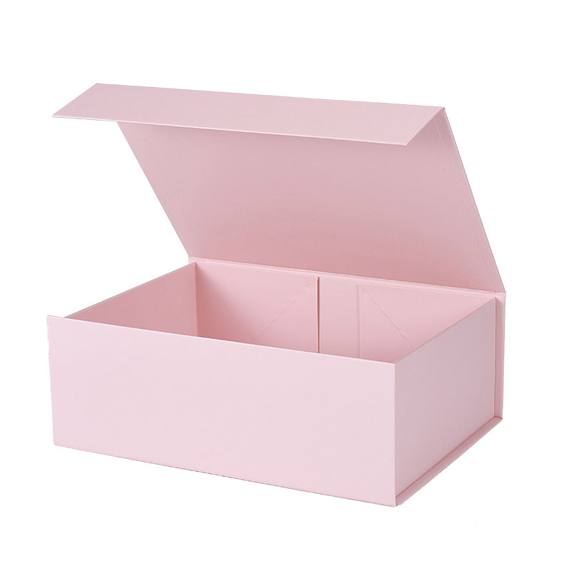 Magneetdoos met strik - A4 - Roze mat gelamineerd - Couture