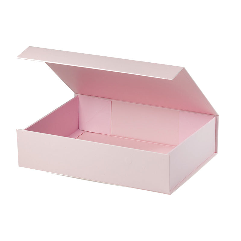 Magneetdoos met strik - A5 - Roze mat gelamineerd - Couture