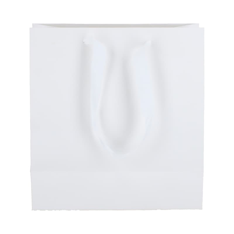 Papieren draagtassen - A5 - Wit kraft - Couture