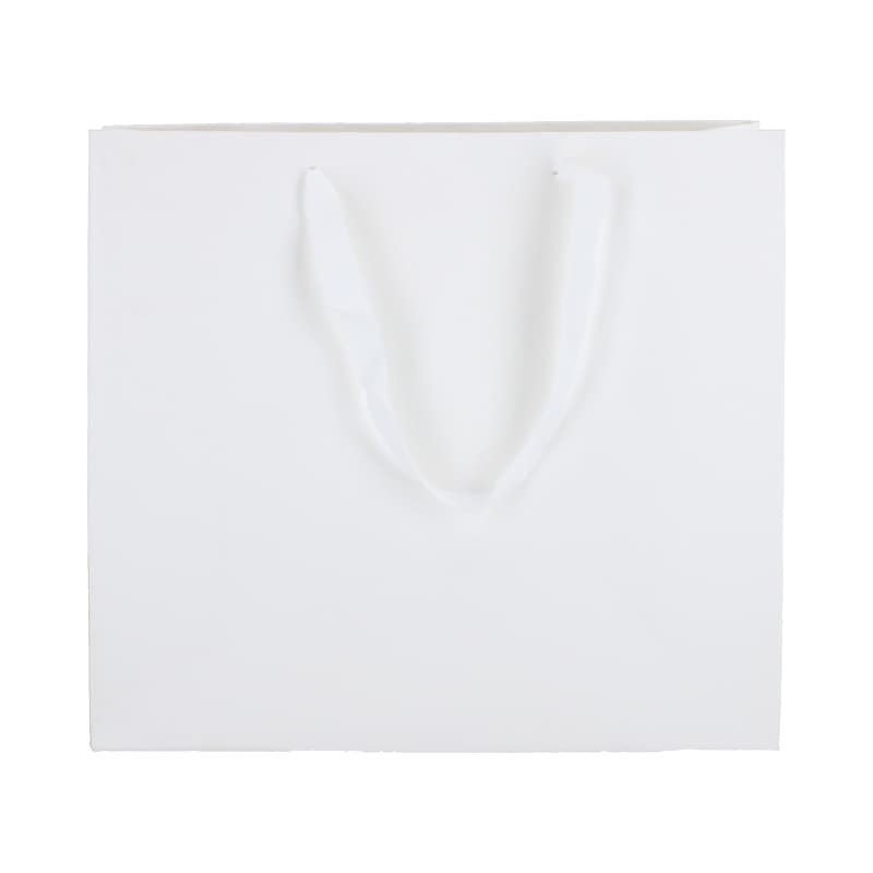 Papieren draagtassen - A4 - Wit kraft - Couture