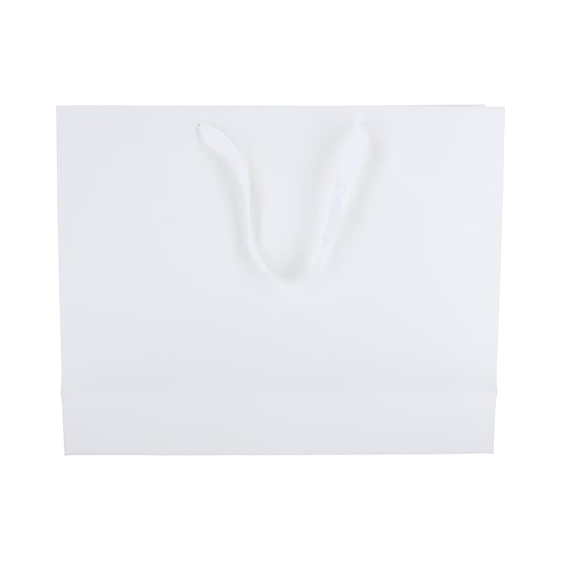 Papieren draagtassen - A3 - Wit kraft - Couture