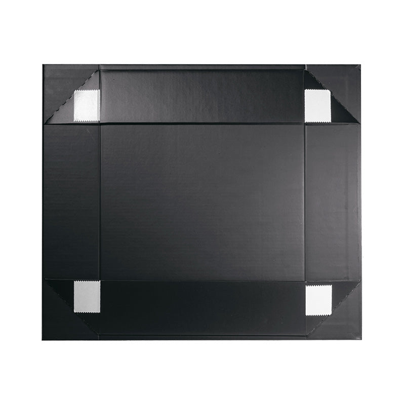 Magneetdoos met strik - A4 - Zwart mat gelamineerd - Couture