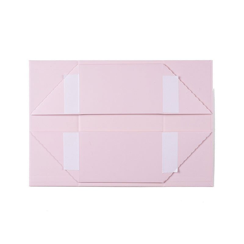 Magneetdoos met strik - A5 - Roze mat gelamineerd - Couture