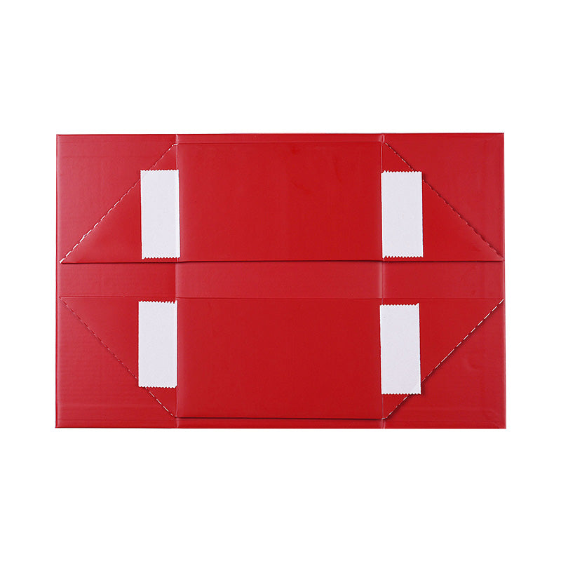 Magneetdoos met strik - A5 - Rood mat gelamineerd - Couture