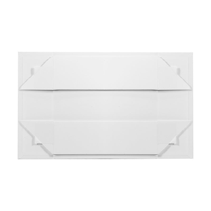 Magneetdoos met strik - A6 - Vierkant - Wit mat gelamineerd - Couture