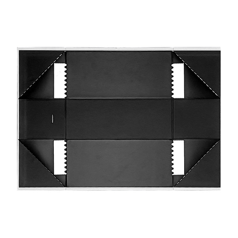 Magneetdoos met strik - A4 - Wit/zwart mat gelamineerd - Couture