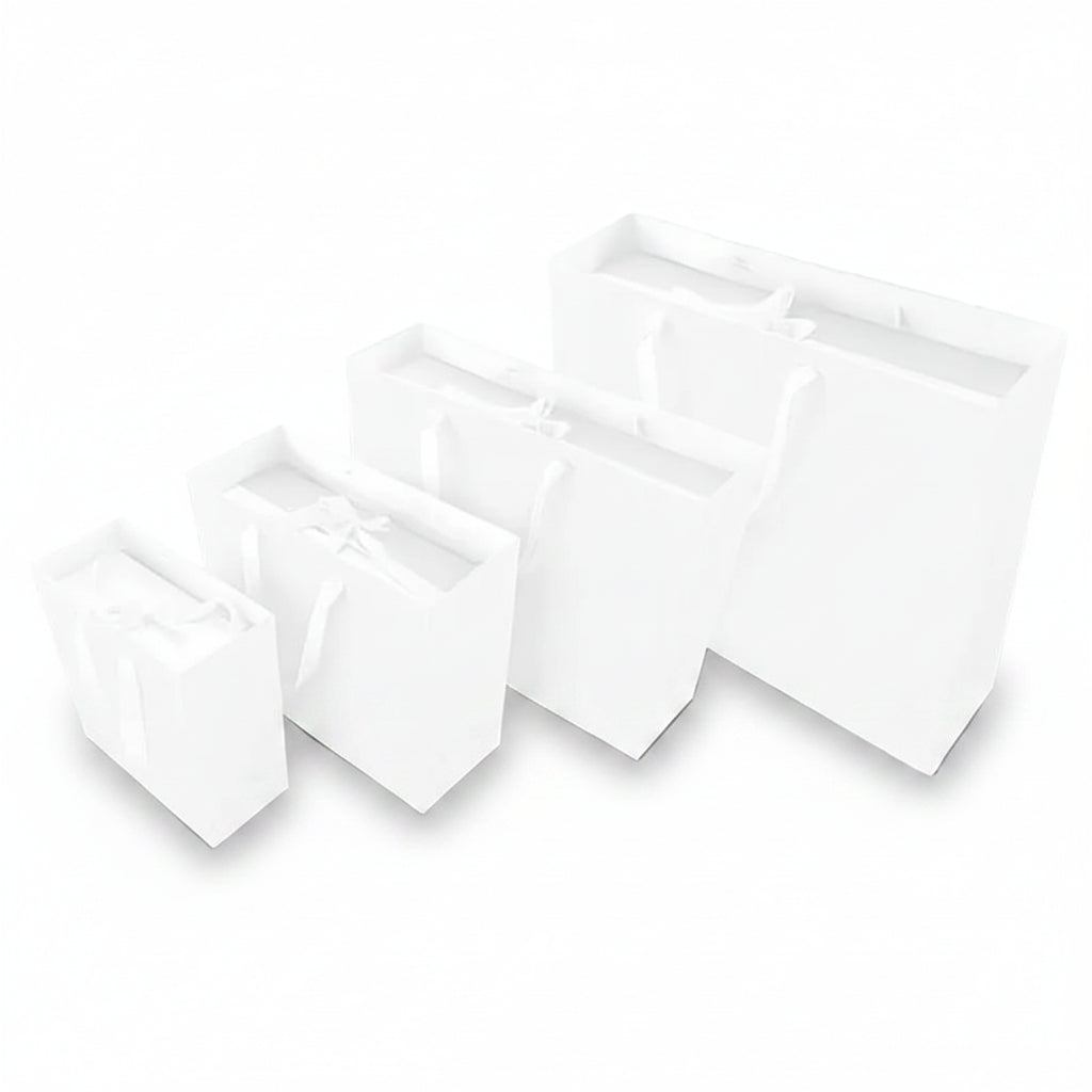 Magneetdoos met strik - A3 - Wit mat gelamineerd - Couture