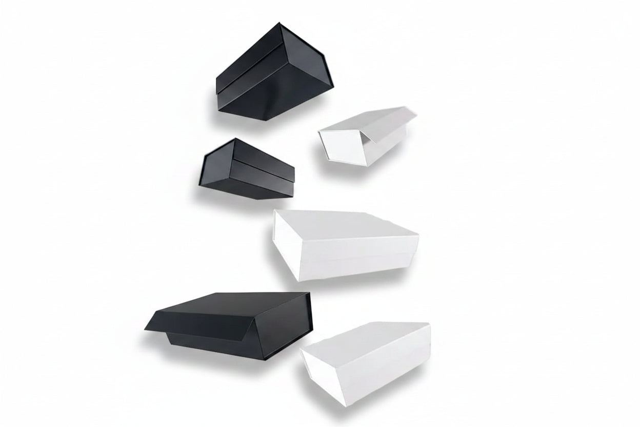 Magneetdoos - A4 - Zwart mat gelamineerd - Couture