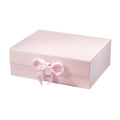 Magneetdoos met strik - A4 - Roze mat gelamineerd - Couture