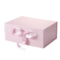 Magneetdoos met strik - A5 - Roze mat gelamineerd - Couture