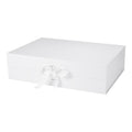 Magneetdoos met strik - A3 - Wit mat gelamineerd - Couture