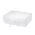 Magneetdoos met strik - A4 - Wit mat gelamineerd - Couture