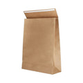 Geschenkzakken papier - Bruin kraft - Blokbodem - Cachet FSC®
