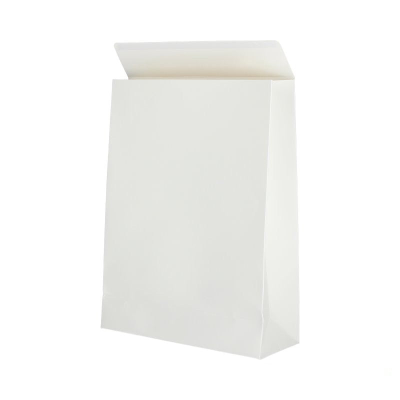 Geschenkzakken papier - Wit mat gelamineerd - Blokbodem - Cachet FSC®