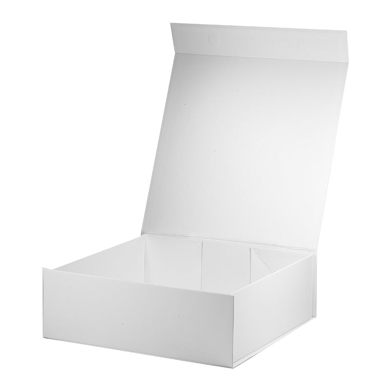 Magneetdoos met strik - A4 - Vierkant - Wit mat gelamineerd - Couture